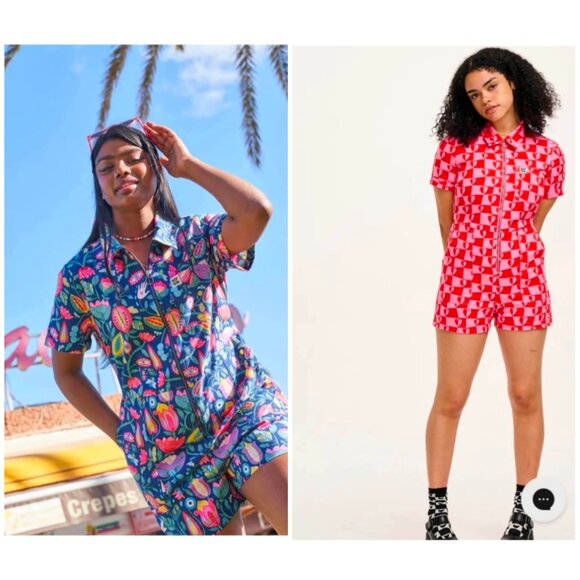 FOUND Lucy & Yak Riley playsuits US 12/14 - Picture 1 of 3
